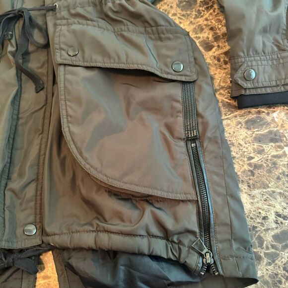 ATMOSPHERE Jacket SIZE 8 FAUX FUR HOOD PADDED LIGHT PARKA - Picture 10 of 11